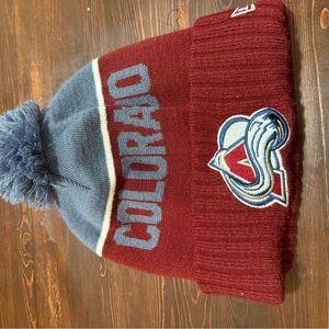 Colorado Avalanche New Era Pom Pom Beanie